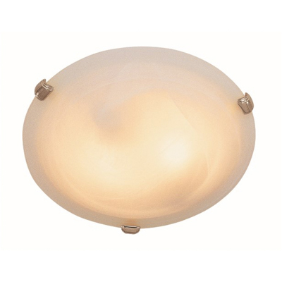 Trans Globe Lighting 58700 BN 2 Light Flush-mount in Brushed Nickel